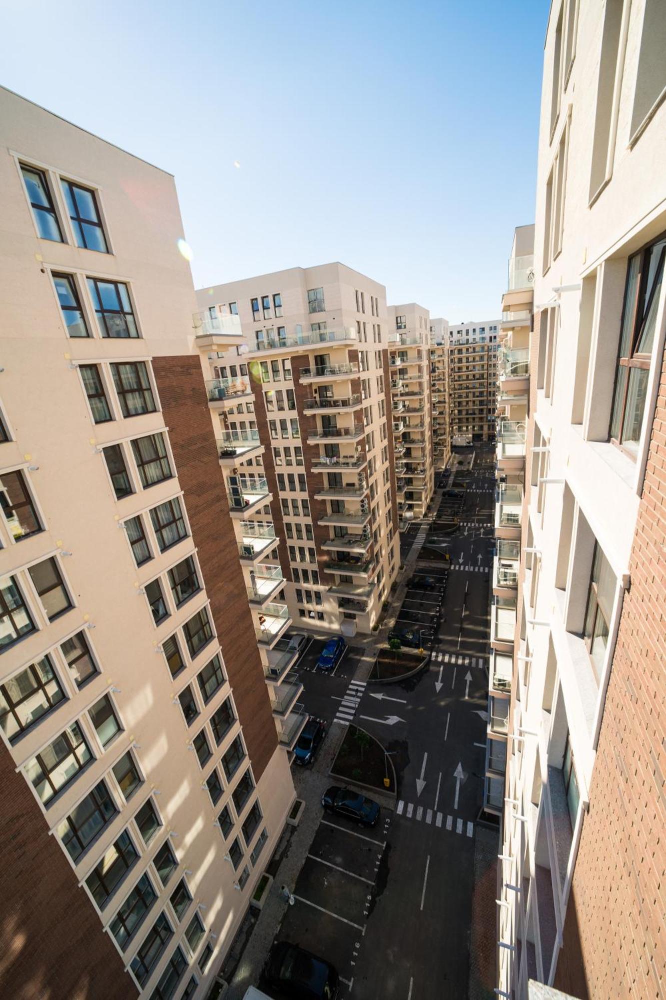 Garsoniera Turquoise Rezidential Moghioros Park Apartment Bucharest